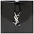 Mini borsa a tracolla verticale Monogram Le 5 À 7 in pelle verniciata Saint Laurent Nero - vista 9