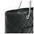 2.55 Borsa Tote Chanel Matelassé Coco Mark Nero - vista 7