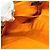 Borsa Tote Hawaii Foule di Hermès Arancione - vista 10