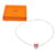 Hermès Hermes H Cube Ring Pendant Necklace Silvery Pink  - view 7