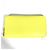Cartera con cremallera redonda Azap Long Silk'in de Hermès Amarillo
