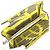 Cartera con cremallera redonda Azap Long Silk'in de Hermès Amarillo - vista 10