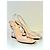 Sandali con zecca Valentino Garavani Rockstud cristallo beige Gold hardware - vista 6