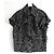 Blusa in seta con stampa di colomba e logo Chanel Resort 2022 Nero