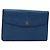 LOUIS VUITTON Pochette Montaigne 27 Épi Bleue M52655 LV Auth 135873