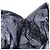 Borsa Tote PRADA in nylon e pelle nera argento autentica ki5841 Nero - vista 19