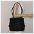 Borsa Tote PRADA in nylon e pelle nera argento autentica ki5841 Nero - vista 23