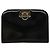 Bolso de Hombro Gancini Chain Salvatore Ferragamo Esmalte Negro Plata Auth 135991 - vista 2