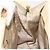 PRADA Borsa a Mano Gamaguchi in Pelle Beige Oro Auth 135924 D'oro - vista 20