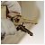 LOUIS VUITTON Bolsa de Mão Suhari Lockit MM Couro Branco M91874 LV Auth sw1347 - vista 10