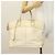 LOUIS VUITTON Bolsa de Mão Suhari Lockit MM Couro Branco M91874 LV Auth sw1347 - vista 25