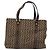Céline Borsa a mano in tela Macadam C di CELINE marrone oro Auth ep9908 D'oro - vista 2