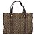 Céline Borsa a mano in tela Macadam C di CELINE marrone oro Auth ep9908 D'oro - vista 3