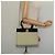 Borsa a mano Vala in suede 2 in 1 beige e oro Auth sw1296 di Salvatore Ferragamo D'oro - vista 22