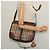 Autre Marque Borsa a Spalla Burberrys Nova Check in Tela e Pelle Beige Oro Auth yk18913 D'oro - vista 21