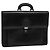 Borsa da lavoro in pelle nera e argento Gianni Versace Auth bs28153 Nero