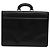 Borsa da lavoro in pelle nera e argento Gianni Versace Auth bs28153 Nero - vista 3