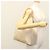 PRADA Borsa a mano in nylon beige argento autentica bs28225 - vista 23