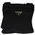 Borsa a Spalla PRADA Nylon Nero Argento Autentica ep9765 - vista 2