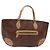 Borsa Tote ETRO in PVC marrone e oro Auth am8891 D'oro