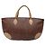 Borsa Tote ETRO in PVC marrone e oro Auth am8891 D'oro - vista 3