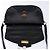 Borsa a Spalla Gancini in Pelle Nera e Oro Auth BA4219 di Salvatore Ferragamo Nero D'oro - vista 15