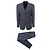 Autre Marque Terno Zari Sartorial com Colete Cinza
