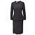 Autre Marque Vestido Plisado Jean Patou Negro