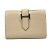 Hermès Bifold Bearn Mini Visitenkartenetui Beige
