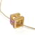 Colar de laca Ash H Cube Carage da Hermès Roxo  - vista 4