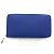 Cartera con cremallera redonda Azap Long Silk'in de Hermès Azul - vista 2