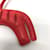 Porte-clés Hermès Tiger Lulu Rouge  - vue 4