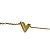 Bracciale in metallo V essenziale Louis Vuitton D'oro - vista 7