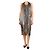 Ganni Vestido de seda con cuello halter de estampado de leopardo neutro - talla UK 10
