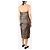 Ganni Vestido de seda con cuello halter de estampado de leopardo neutro - talla UK 10 - vista 2