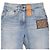 Pantalon en denim en agneau Monogram Louis Vuitton Bleu - vue 2