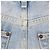 Pantalon en denim en agneau Monogram Louis Vuitton Bleu - vue 6