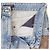 Pantalon en denim en agneau Monogram Louis Vuitton Bleu - vue 7