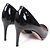 Lackleder-Pumps Gucci 388314 Schwarz - Ansicht 3