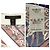 Louis Vuitton Patchwork Asymmetrischer Seiden-Rayon-Rock Rot Blau Mehrfarben - Ansicht 5