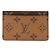Tarjetero Monogram Reverse Louis Vuitton Castaño Beige