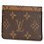 Tarjetero Monogram Reverse Louis Vuitton Castaño Beige - vista 2
