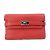 Hermès Hermes Kelly Wallet Medium Compact Trifold Red
