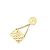 Spilla Vintage Placcata Oro Chanel D'oro