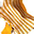 Hermès Borsa Tote Stripes Hermes Cannes PM Bianco Arancione  - vista 11
