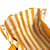 Hermès Borsa Tote Stripes Hermes Cannes PM Bianco Arancione  - vista 13