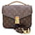 Pochette Metis Louis Vuitton Marrom Lona  ref.2408094