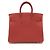Borsa Tote Hermès Birkin 25 in pelle Togo Rosso - vista 2