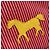 Borsa per pannolini a righe Caval Horse Cheval di Hermès Rosso - vista 11