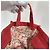 Borsa per pannolini a righe Caval Horse Cheval di Hermès Rosso - vista 14